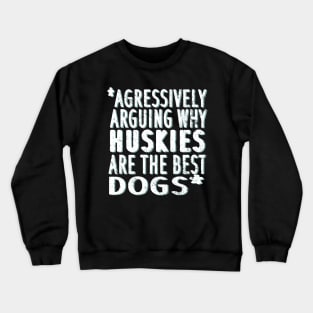 Siberian Husky hair sled dog dog owner Crewneck Sweatshirt